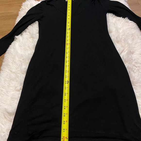 Chic Black Long Sleeve Dress - Picture 10 of 17